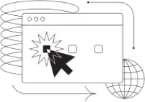 Diagrama que representa integración de sistemas mediante APIs
